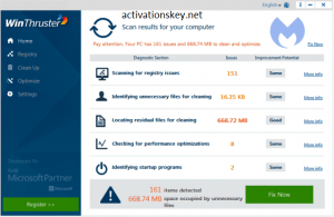 WinThruster 1.90 Crack