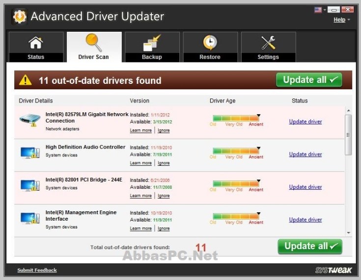SysTweak Advanced Driver Updater Crack